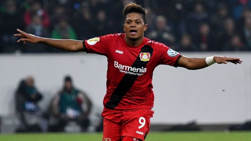 Leon Bailey nổi danh trong màu áo Bayer Leverkusen